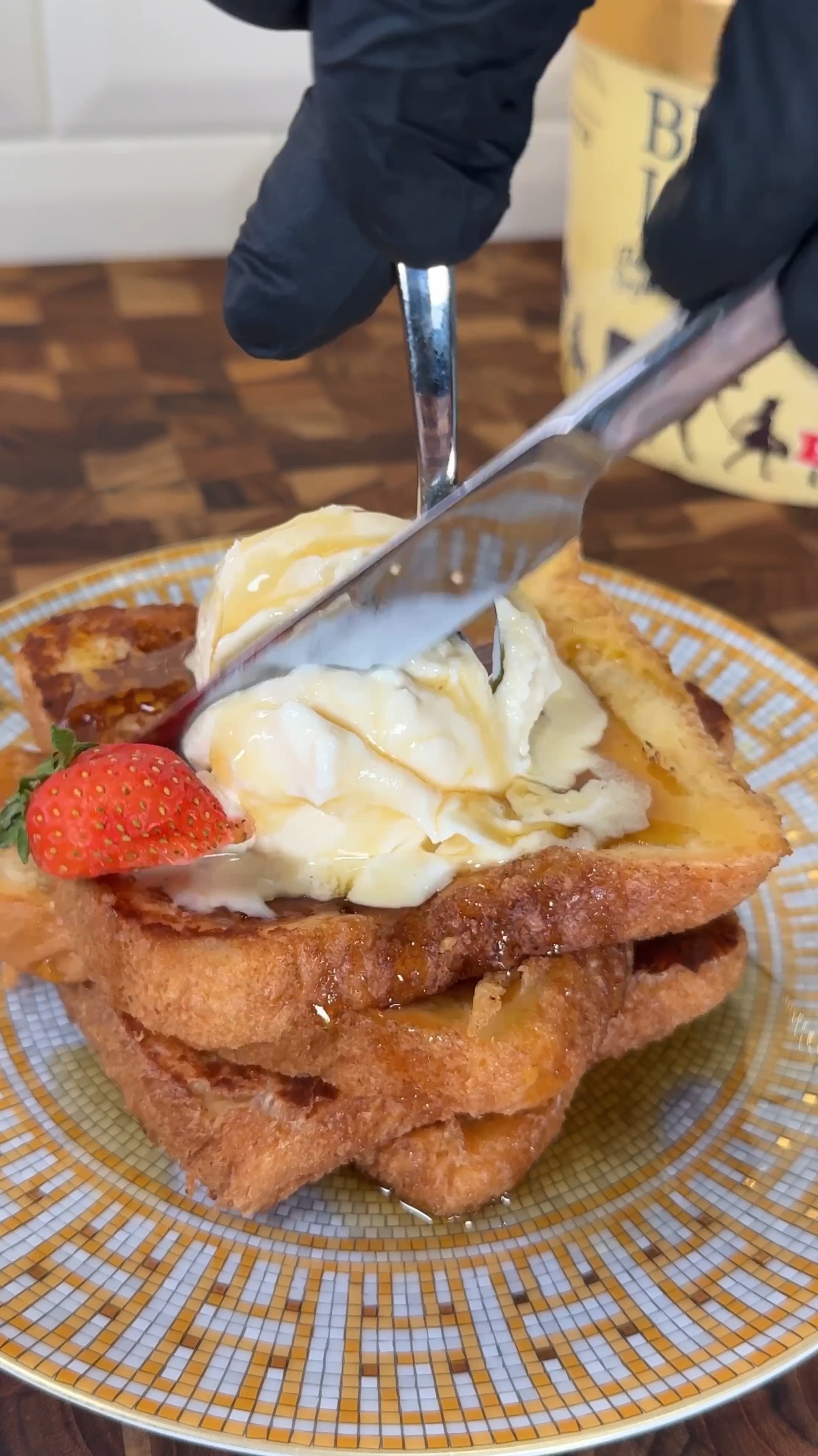 Ice cream French toast