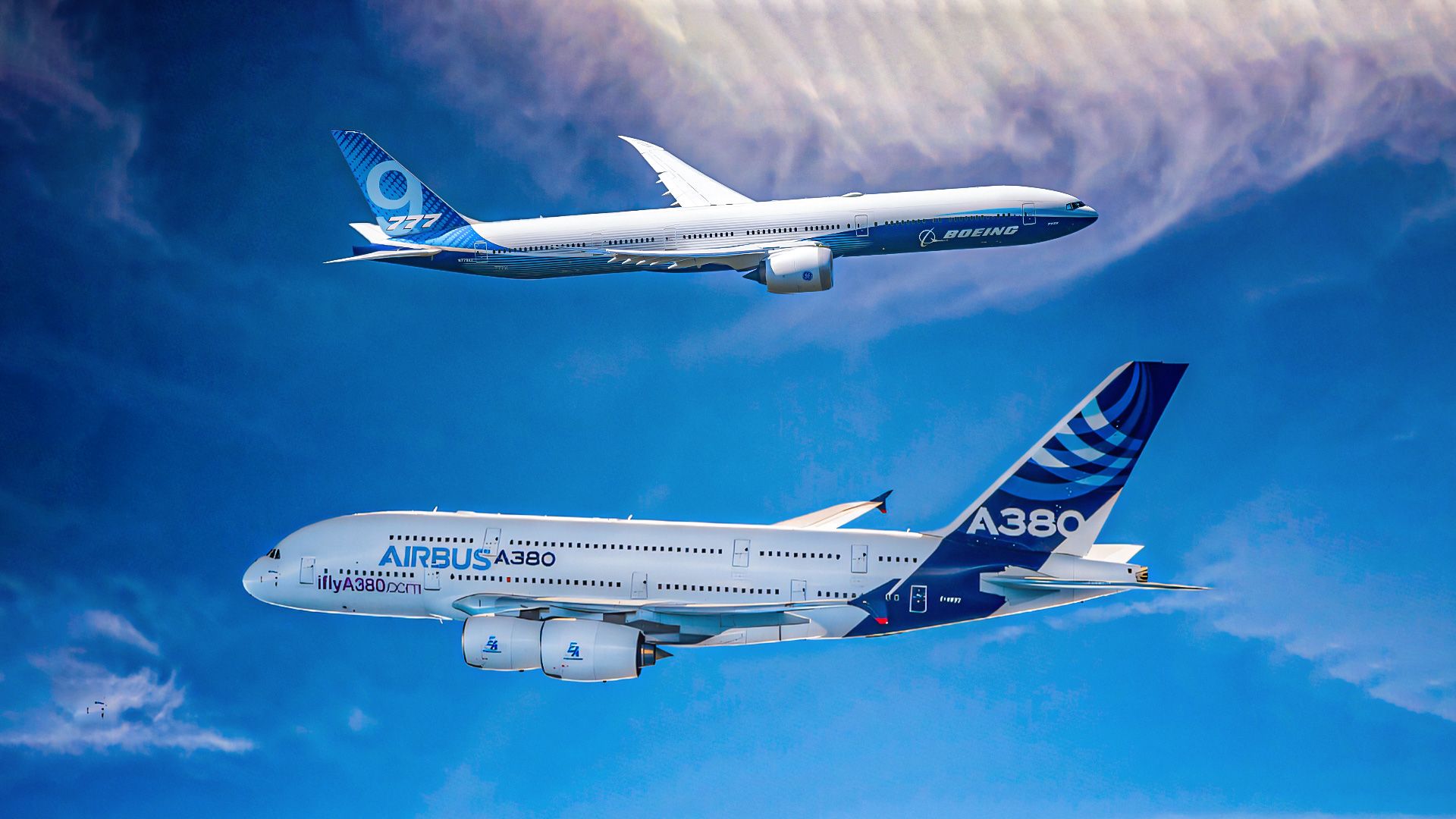 Is a Boeing 777X bigger than an Airbus A380?