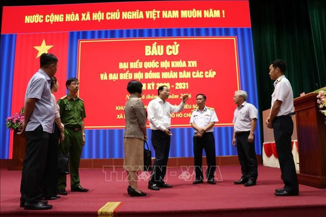 Các điểm bầu cử sớm tại TPHCM đã sẵn sàng