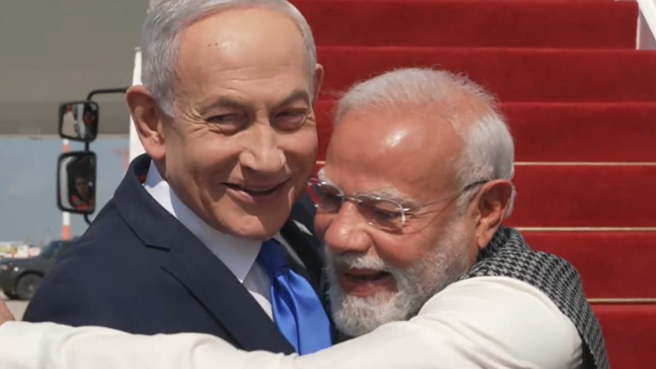 'Modi hug known around the world': Netanyahu hails 'brother' PM, calls ...