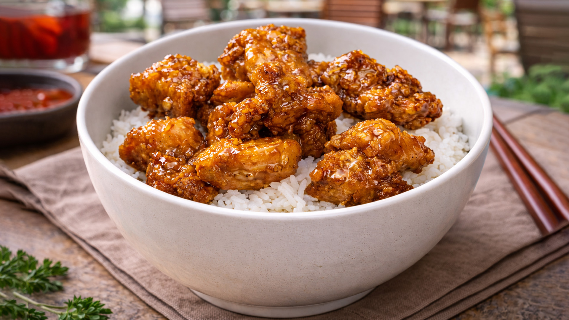 Easy crispy honey garlic chicken recipe