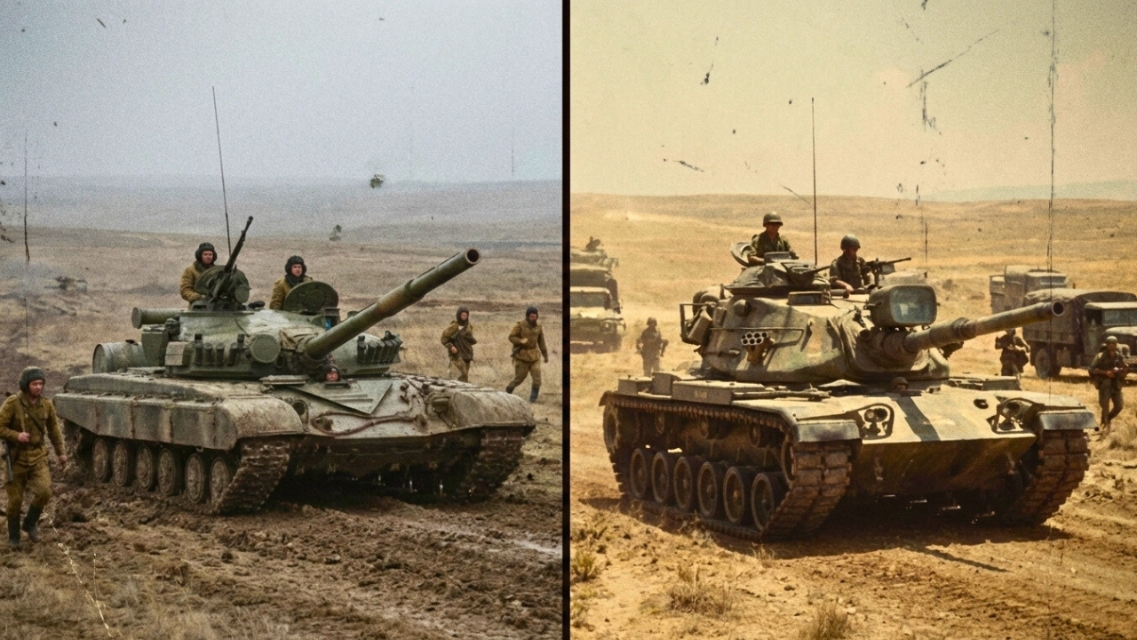 T-64 and M60 cold war design philosophies in armored warfare