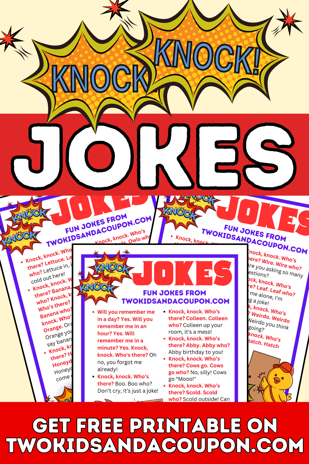 20 knock knock jokes for adults and kids
