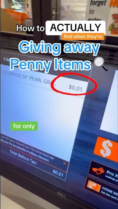 How to find Home Depot penny deals