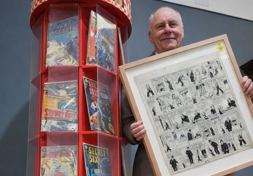 I love this gallery of British comics which will go under the hammer in ...