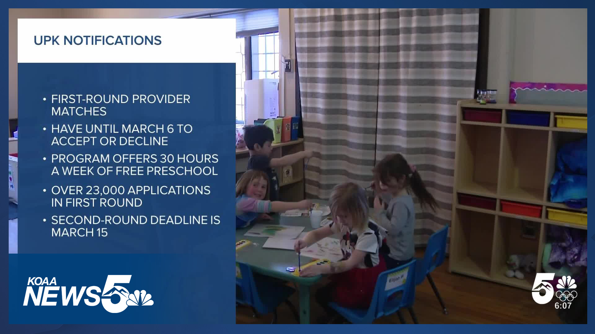 Missed the free preschool deadline? Here's your second chance