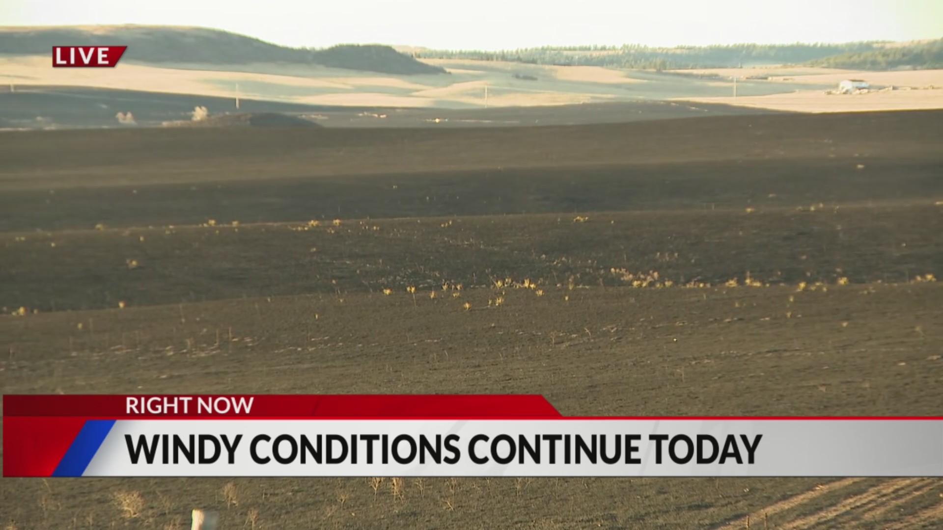 Windy conditions continue Wednesday
