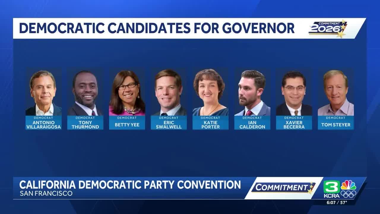California Democratic Party convention: Candidates vie for endorsement ...