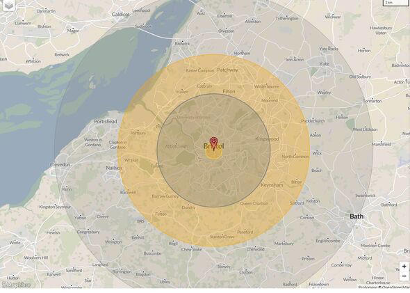 Nuclear blast maps show UK carnage as Russia makes nuke threat against ...
