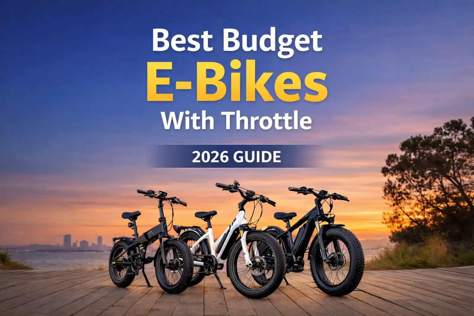 Best budget e-bikes with throttle (2026 guide) multi-class picks compared