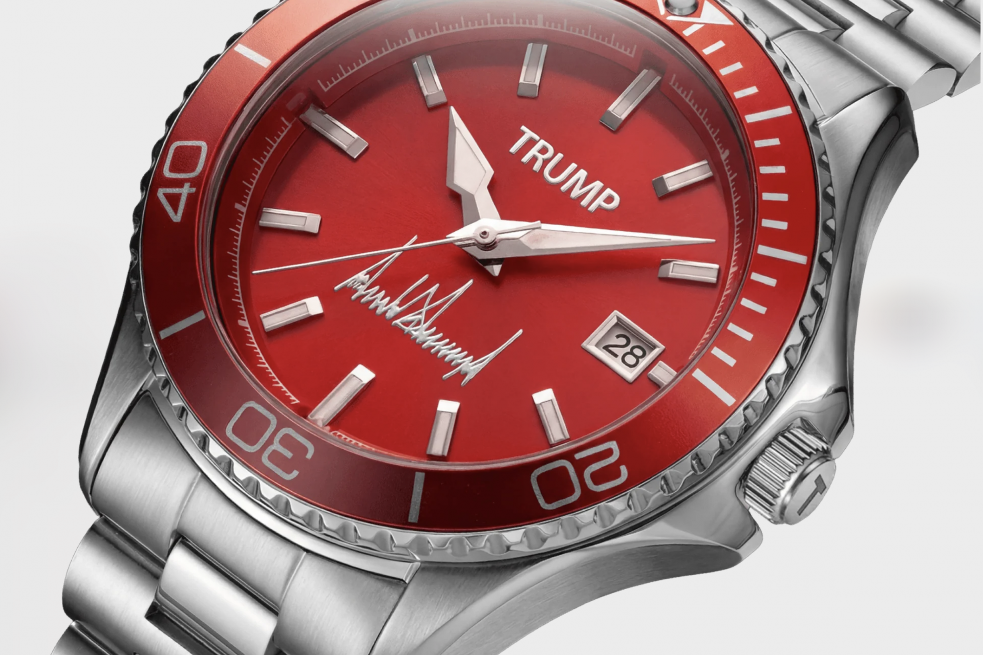 'It's Trump time': Donald Trump is hawking watches