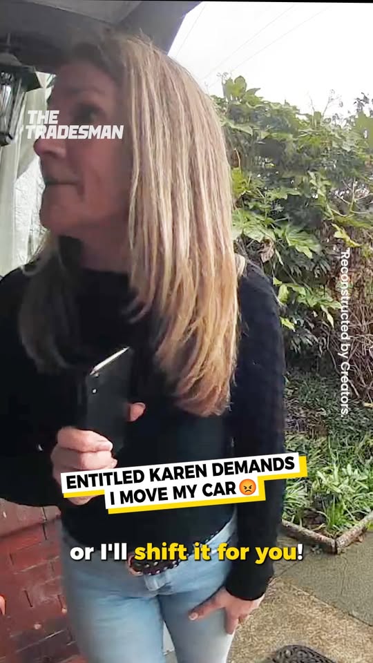 Entitled Karen demands I move my car