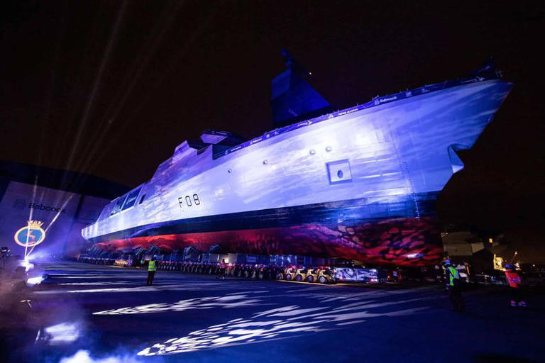Major milestone for Babcock as new Royal Navy warship unveiled