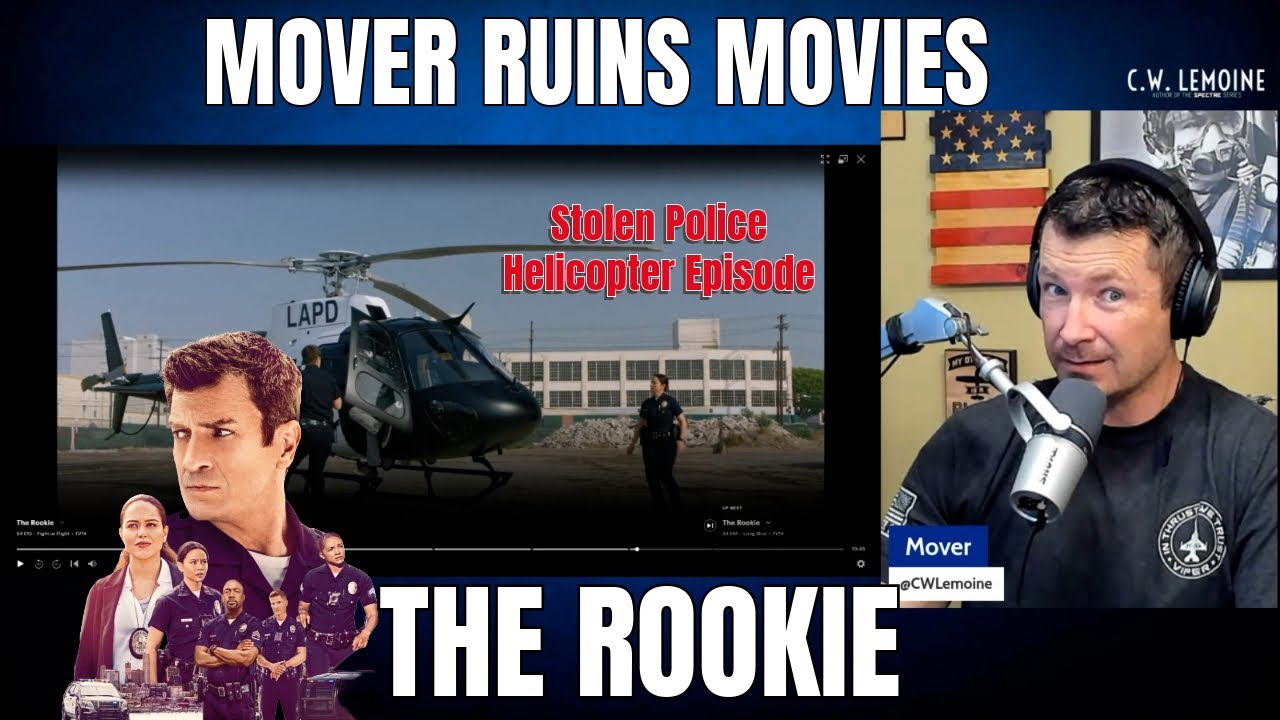 The Rookie (S4 Ep 13) kid steals police helicopter - Mover ruins movies