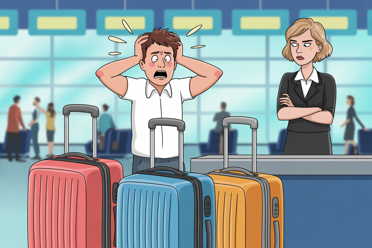 Orbitz promised me a free bag on my flight to Frankfurt. Why do I have ...