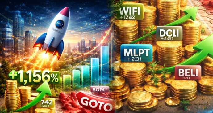 Peta Panas Saham Teknologi Indonesia: Lonjakan Ekstrem hingga Tekanan Berat dalam Setahun