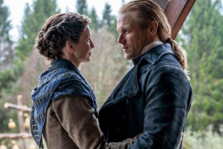 Caitriona Balfe and Sam Heughan