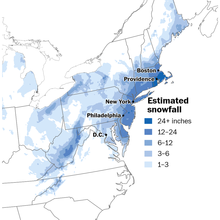 A bonkers 37.9 inches of snow hit this Northeast city. How that happened.