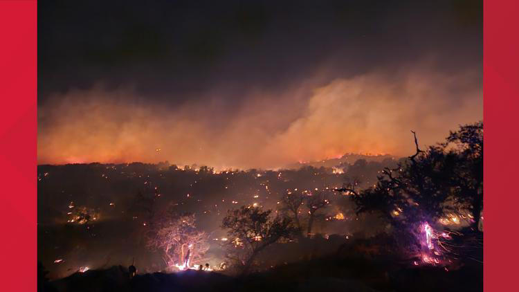 Hill Country fire 80% contained after burning more than 1,100 acres