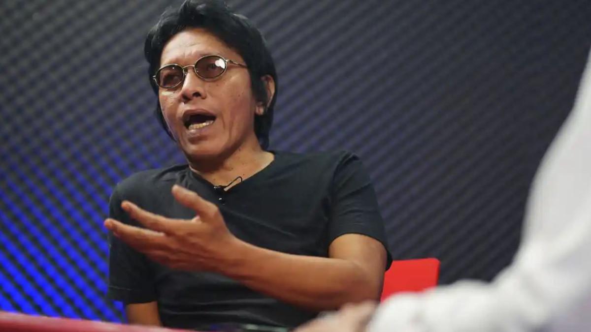 TEROR BEM UGM - Politisi PDI Perjuangan Adian Napitupulu minta teror terhadap Ketua BEM UGM Tiyo Ardianto dihentikan (Tribunnews.com/Imanuel Nicolas Manafe)