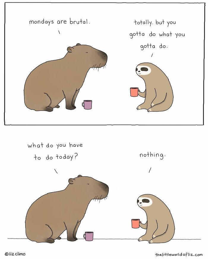 The Simpsons animator Liz Climo creates humorous comics illustrating ...