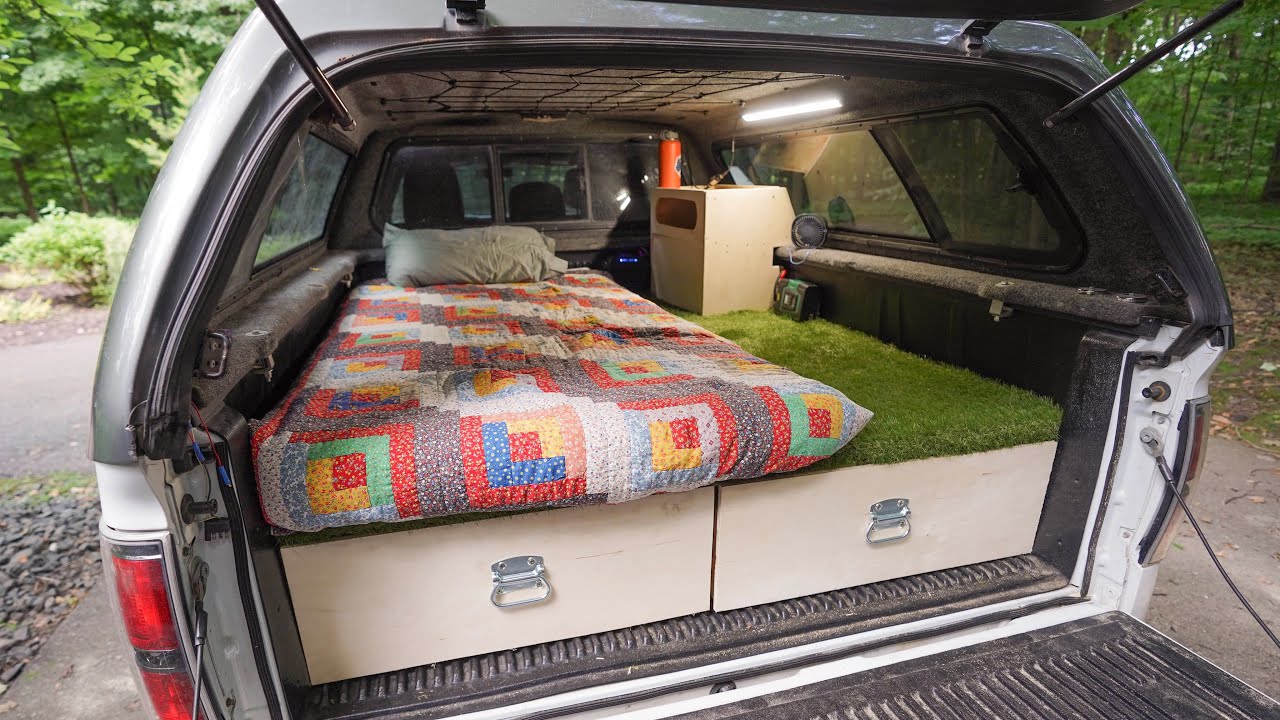 DIY truck bed camper build - start to finish