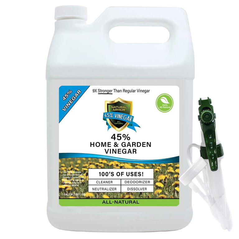 Vinegar as a natural weed killer