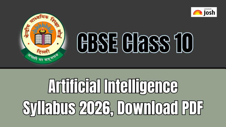 CBSE class 10 artificial intelligence syllabus for board exam 2026 ...