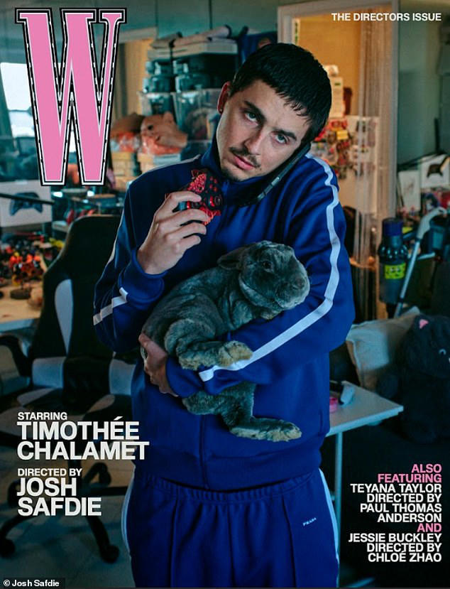Timothee Chalamet poses for one of his quirkiest shoots yet