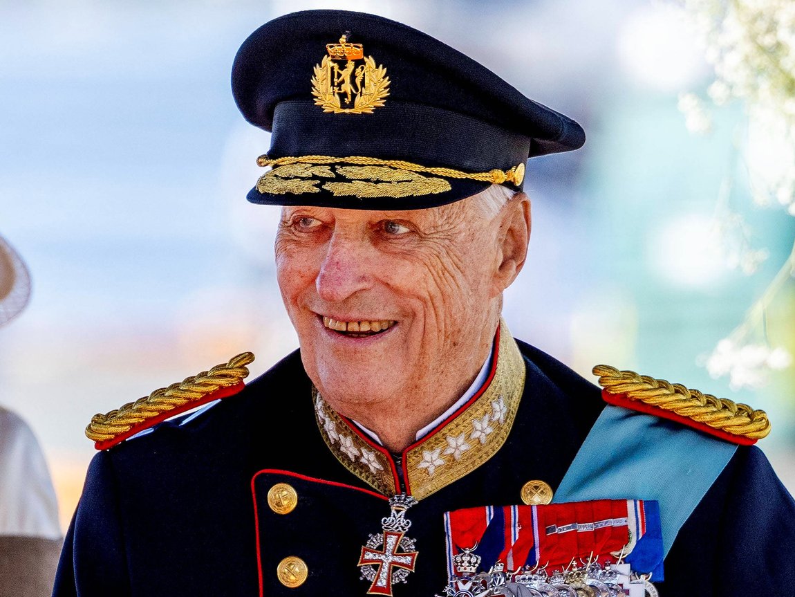 Harald V. auf einer Fotografie aus dem Jahr 2024.