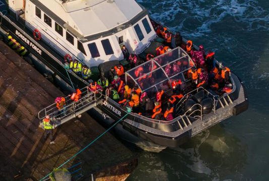 Migrants Arrive In Ramsgate After Attempting Small Boat Crossings