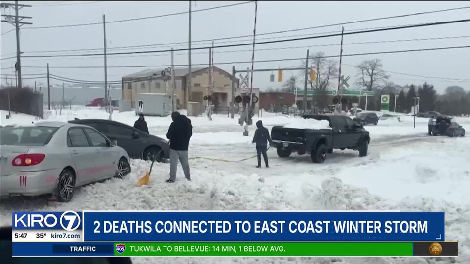 Video: Two deaths connected to East Coast winter storm