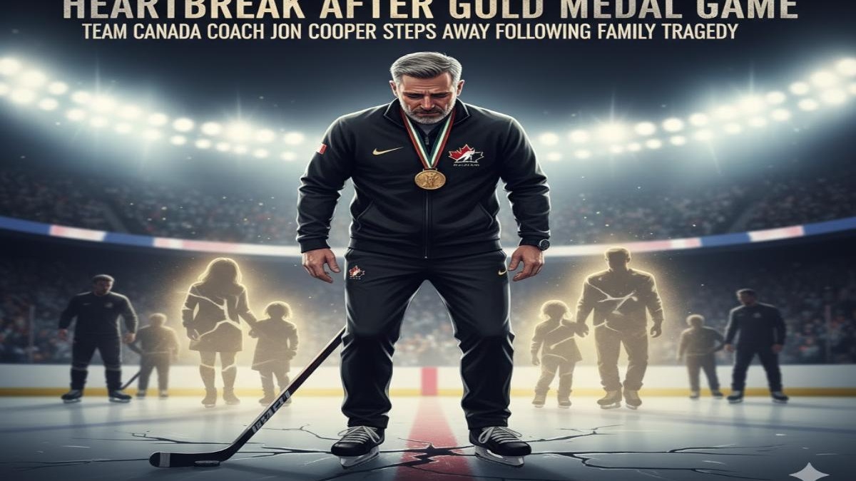 Heartbreak after gold medal game Team Canada coach Jon Cooper steps