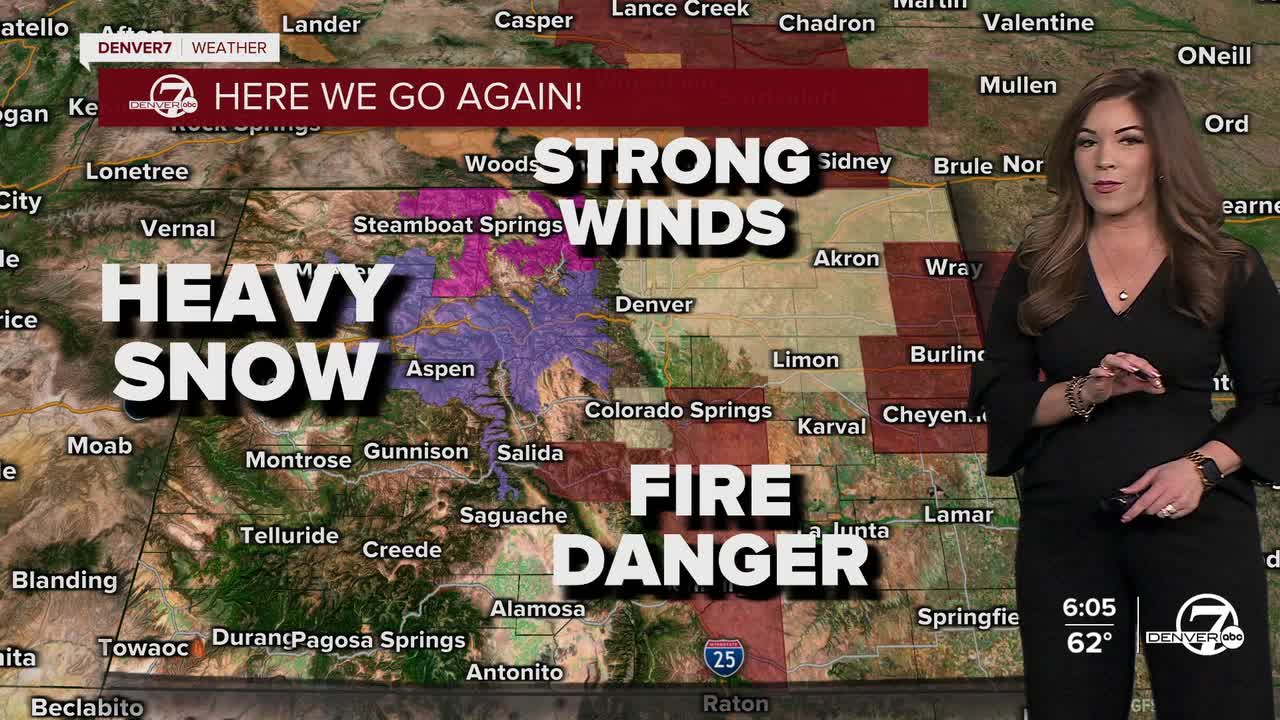 Gusty winds, high fire danger again in Denver metro Thursday