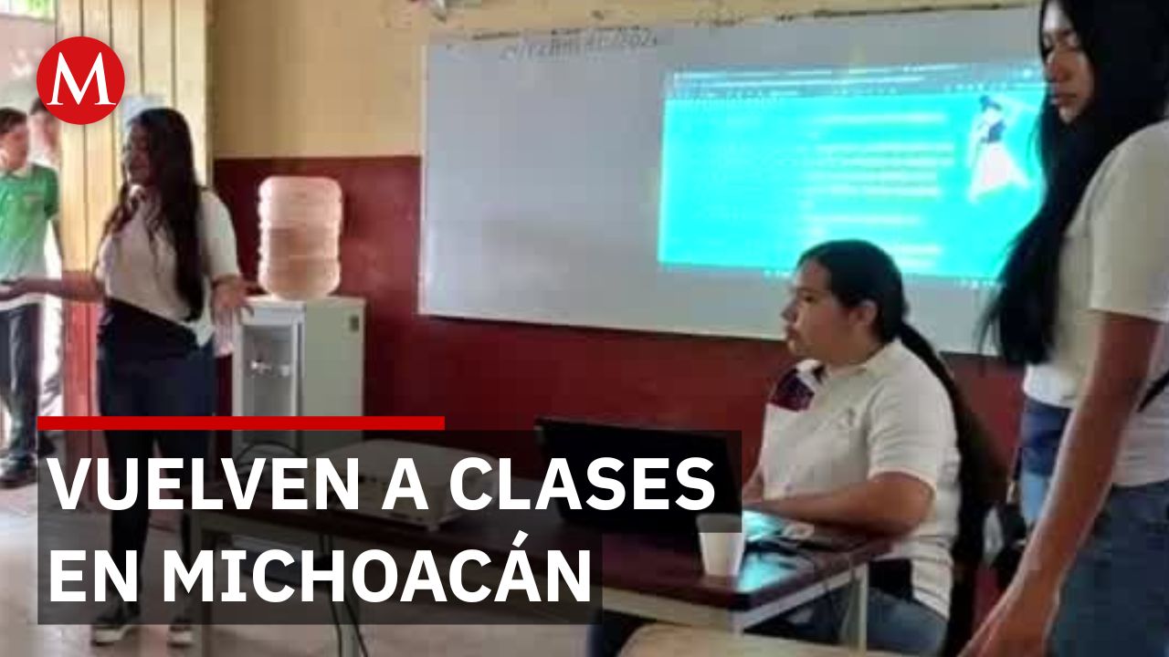 Regresan a clases todas las escuelas en Michoacán, tras violencia por ...