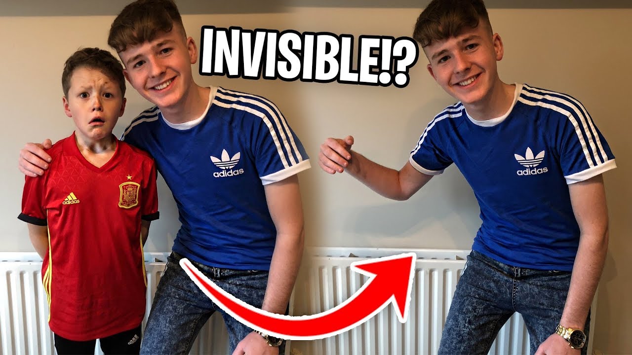 Invisible prank nearly makes my little brother cry