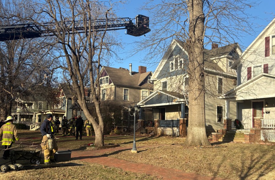 One dog dies on Wednesday evening after house fire in Topeka