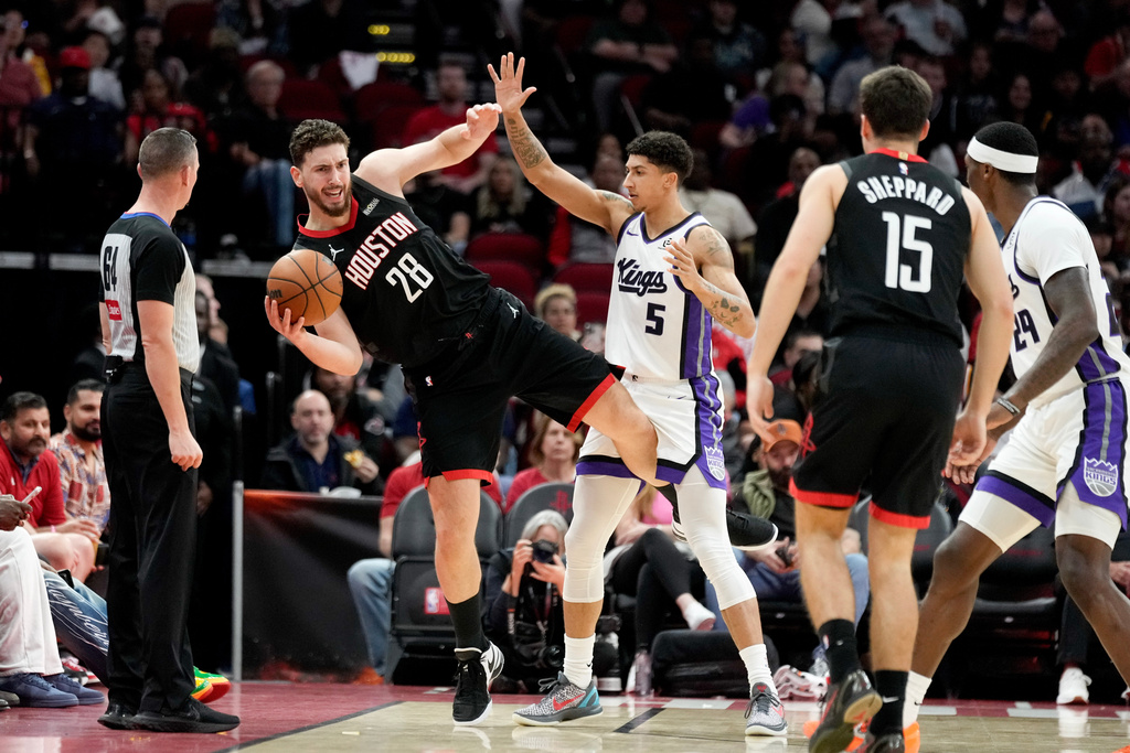 Sheppard makes 7 3s, Sengun has a triple-double as Rockets rout Kings ...