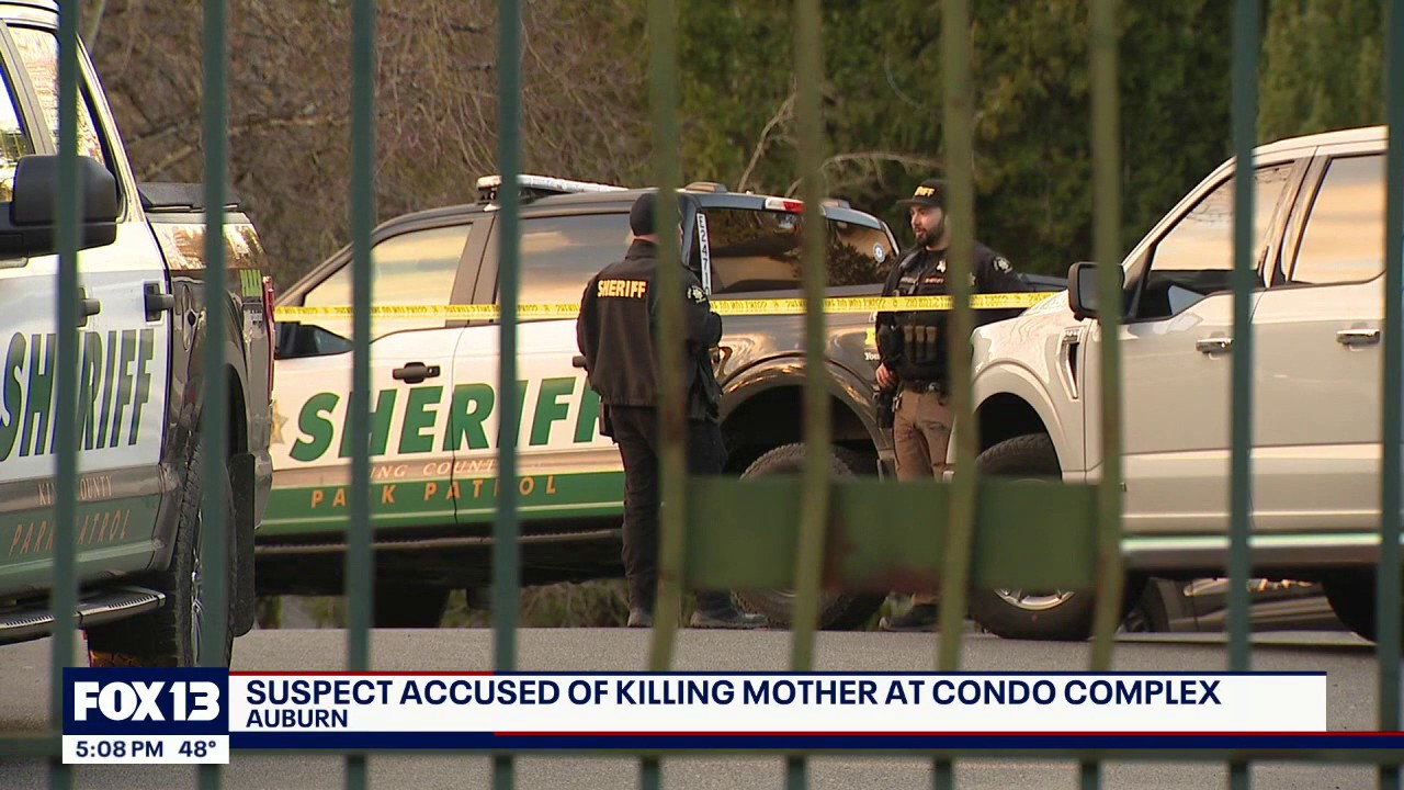 Man accused of killing mother at Auburn condo complex