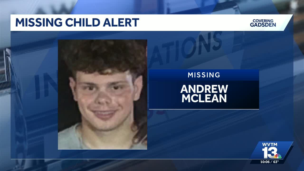 Emergency missing child alert issued for teen last seen in Gadsden