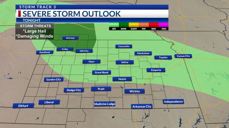 Storm Track 3 forecast: A few rumbles tonight, more rain possible next week
