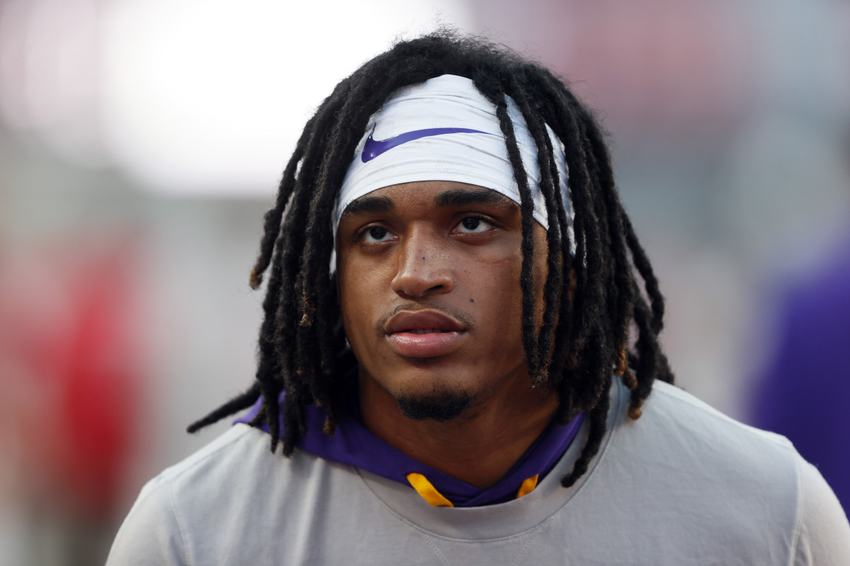 LSU LB Harold Perkins sends message after Saints meeting at NFL Combine