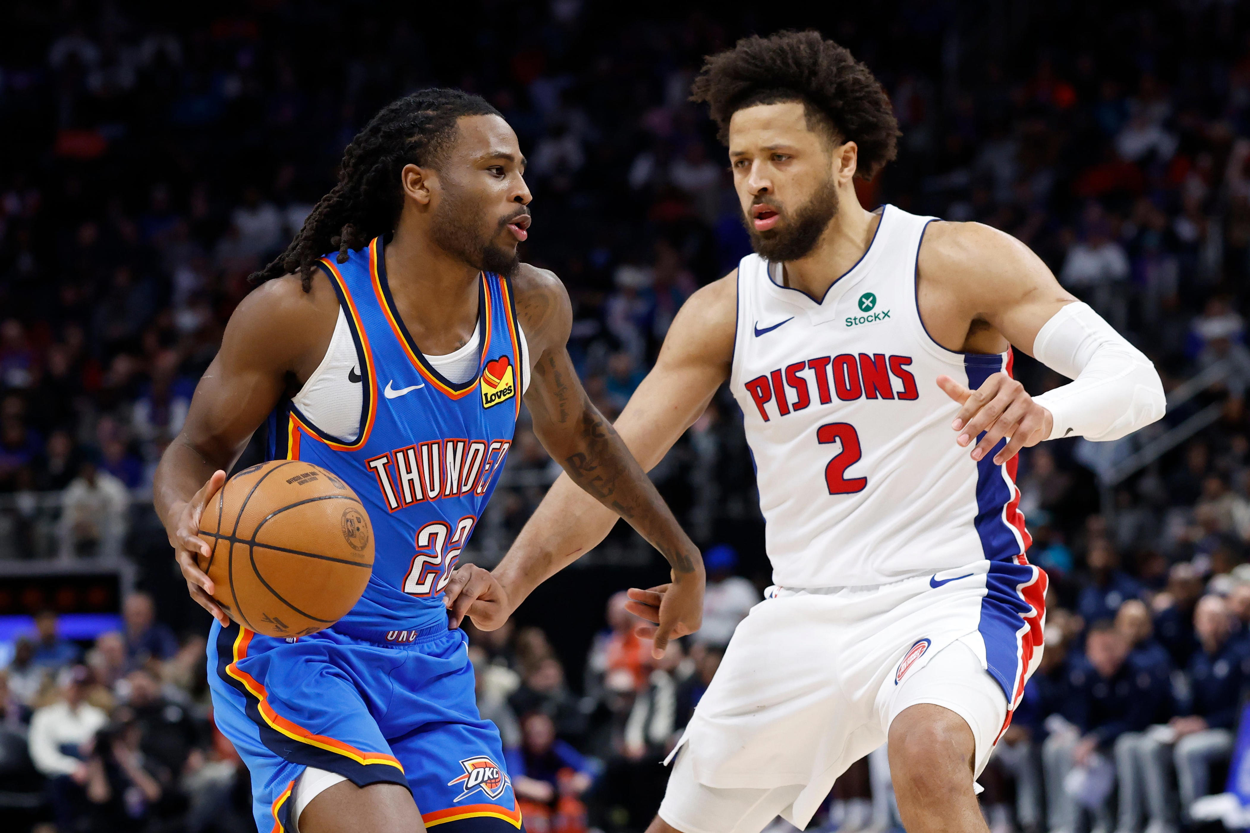 Photos: Best images from Thunder's 124-116 loss to Pistons