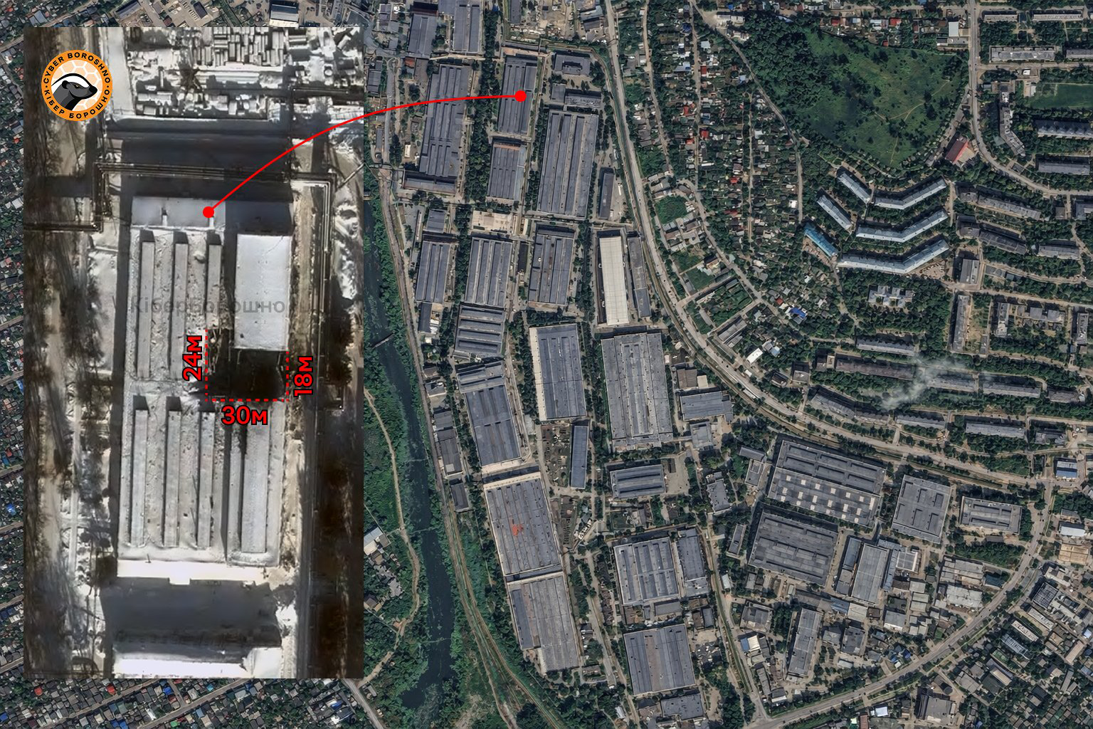 Khoảnh khắc tên lửa Flamingo tập kích nhà máy sản xuất Kinzhal, Iskander