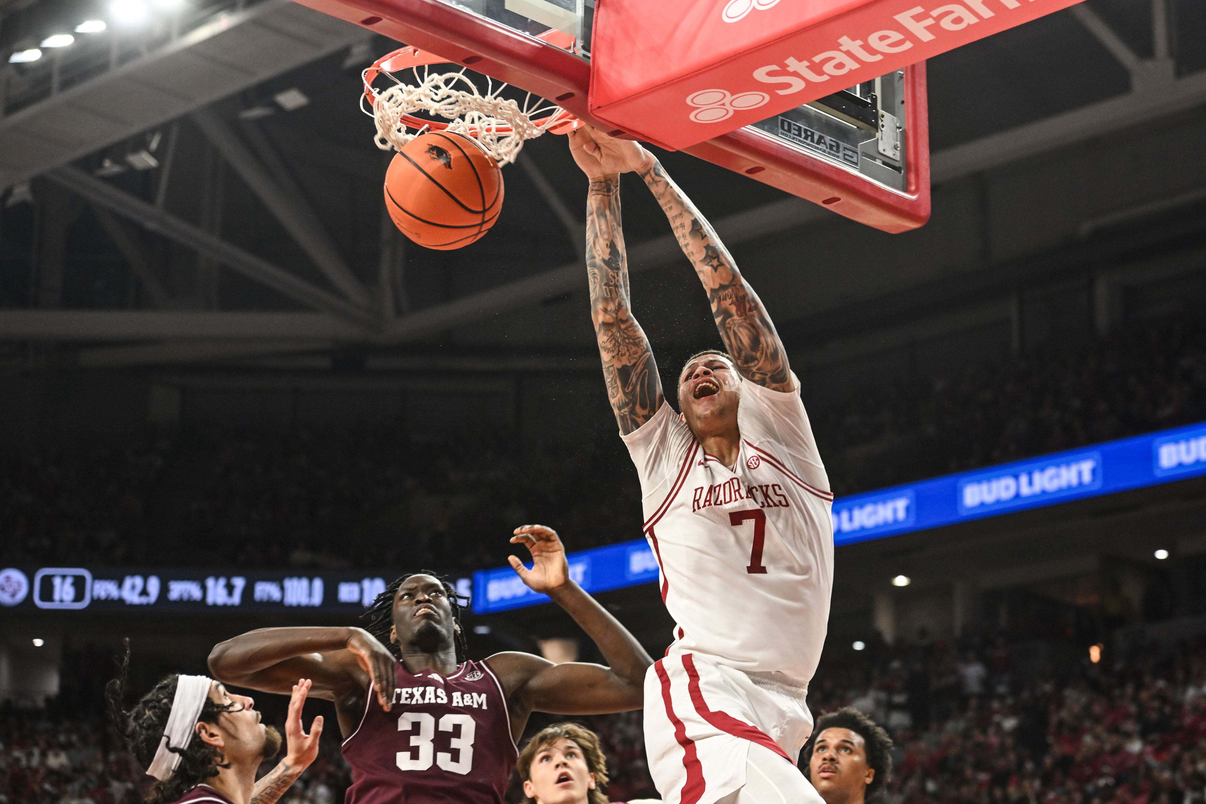 NCAA tournament: Arkansas Razorbacks and High Point Panthers play in ...