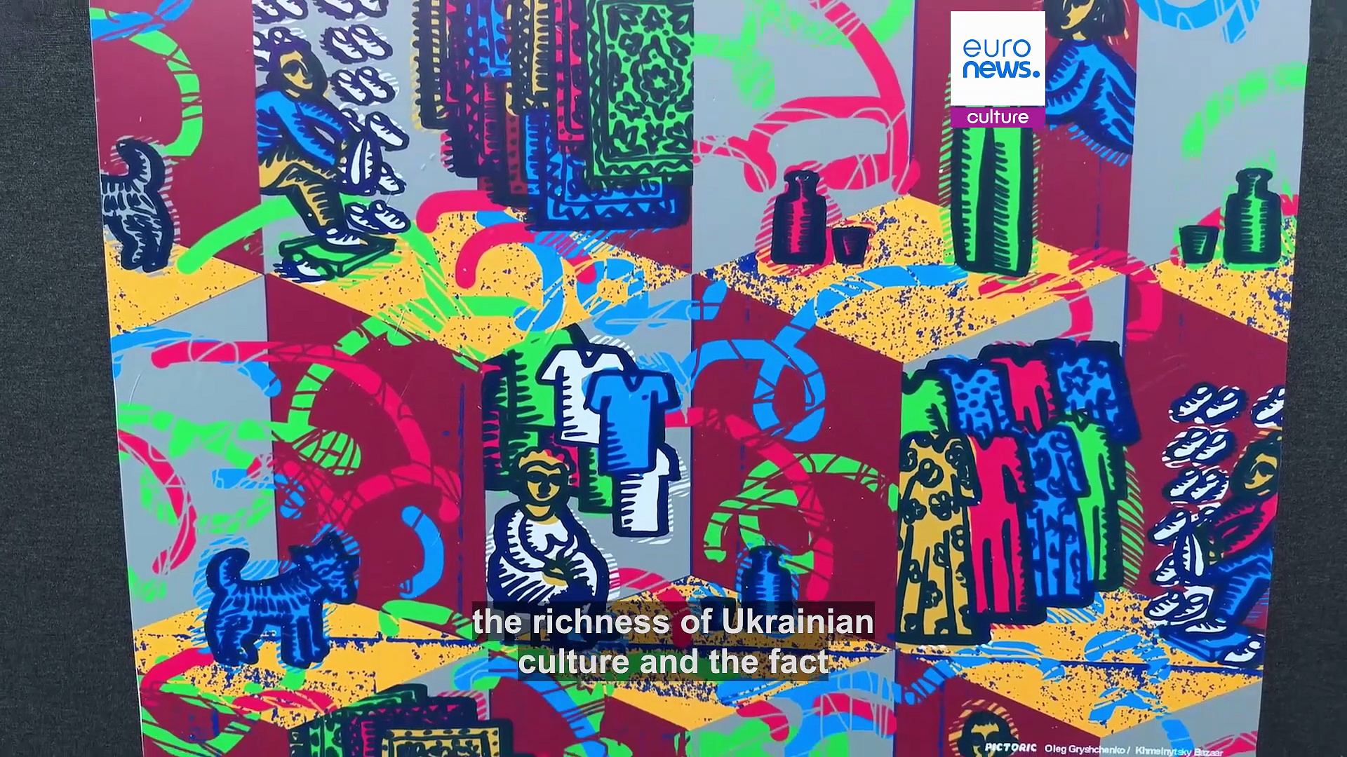 Yellow and blue: Everyday life in Ukraine celebrated in historic exhibition