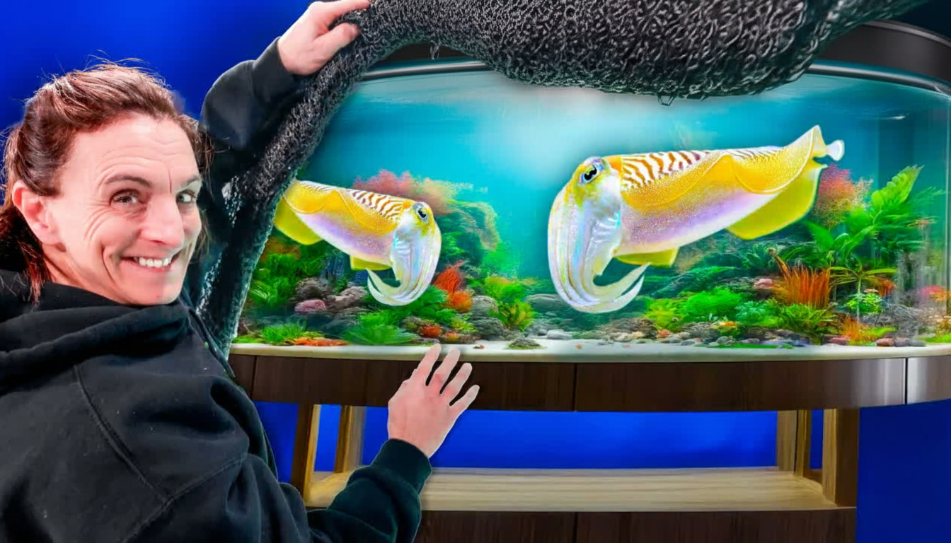 I bought cuttlefish for my new aquarium - here is what arrived
