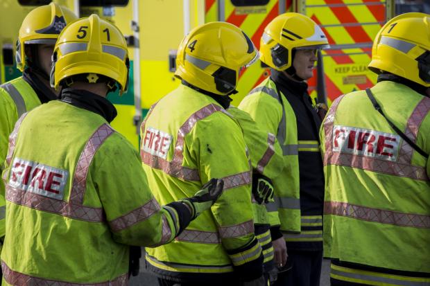Warning to keep windows closed as big fire breaks out at RAF Fairford