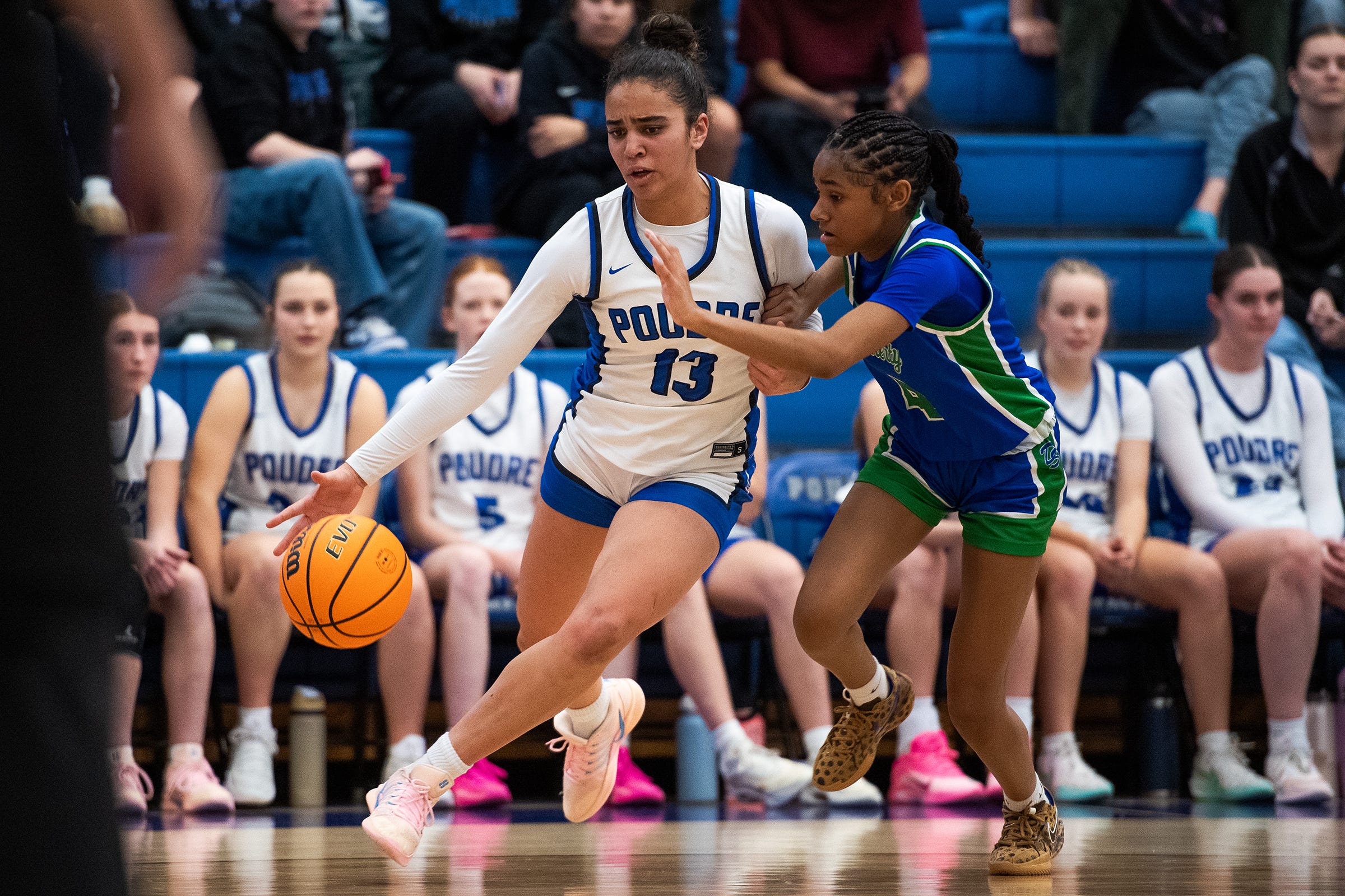Poudre girls basketball dominates for first playoff win since 2017