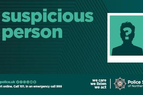 Public urged not to approach a male after suspicious activity in ...